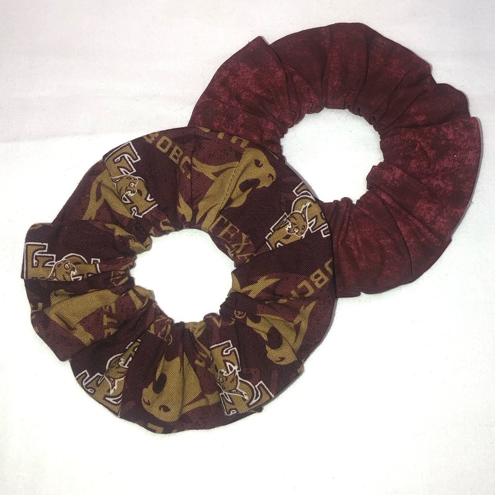 NWT Texas State Bobcats Scrunchies Wristbands 2 pack Made in USA